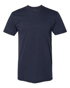 Camisetas de Hombre Personalizadas, Color Azul Marino Jaspeado, 100% Algodón, Corte Holgado, Cuello Redondo, Manga Corta, 230g, Promoción al por Mayor - Product Image 1
