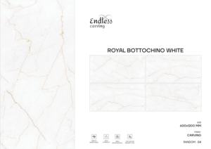 Azulejos de porcelana modernos de lujo con diseño tallado, tamaño 600x1200, formato grande para diseño de villas, apartamentos, hoteles y oficinas. - Product Image 6