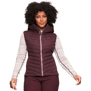 Gilet d'hiver simple pour femme 2026, personnalisé, de haute qualité, matelassé avec fermeture éclair et col montant, rembourré en coton, vente en gros, vêtement d'extérieur - Product Image 5