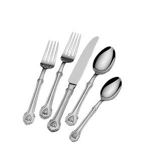 Vente en gros de couverts en acier inoxydable poli miroir au design moderne kit de couverts couteaux alimentaires fourchettes cuillères - Product Image 5