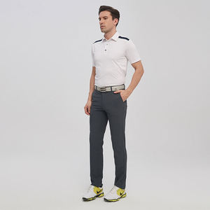 OEM ODM Custom High Quality Cotton Blend <b>Men's</b> 4 Way <b>Stretch</b> Slim Fit Golf Pants <b>Mens</b> Golf Jogger Pants Loose Trousers Quick Dry - Product Image 4