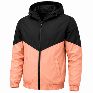 Chaqueta Cortavientos Impermeable con Capucha, Diseño Personalizado, a la Moda, de Alta Calidad, al por Mayor, Unisex - Product Image 2