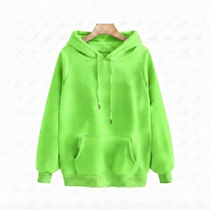 DROGEN EXPORT Sweat à capuche d'hiver pour homme, vert néon, broderie personnalisée, respirant, séchage rapide, décontracté, athlétique, haute qualité - Product Image 1