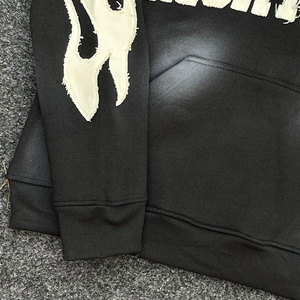 เสื้อฮู้ดดี้พิมพ์โลโก้ตามสั่ง ราคาโรงงาน ผู้ผลิตโดยตรง ทรงปกติ ใส่ได้ทั้งผู้หญิงและผู้ชาย น้ำหนัก 450 กรัม ผ้าคอตตอนเทอร์รี่ 100% - Product Image 3