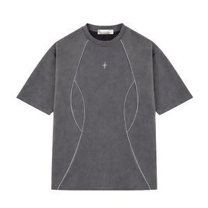Camiseta Corta para Hombre, 100% Algodón, Ecológica, Personalizable, Servicio OEM, Alta Calidad, Lisa, al por Mayor - Product Image 1