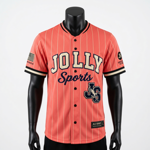 Camiseta de béisbol premium para hombre, de poliéster de malla de 180 GSM, color rosa y negro con estampado de grafiti, sublimación, 100% algodón, corte holgado. - Product Image 2