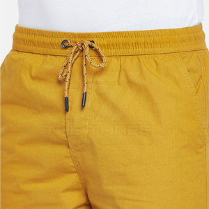 Pantalones Cortos para Hombre de la Mejor Calidad, Cintura Media, con Cordón, Sólidos, Transpirables, Talla Personalizada Disponible, 100% Algodón, Ropa Casual para Exteriores - Product Image 5