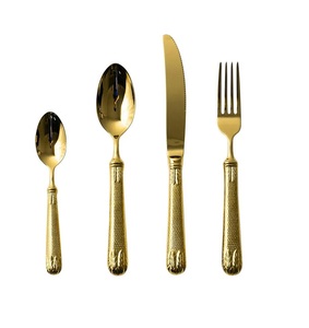 Attractive Price Metal Flatware Set Hotel Household Cutlery Set <b>Wedding</b> Flatware High Quality Stainless Steel - Product Image 1