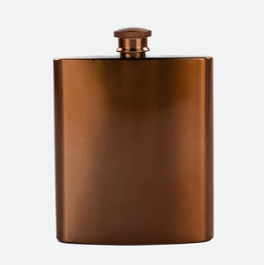 Gourde en cuivre pur, accessoires de bar en métal pour whisky, rhum et autres boissons à emporter - Product Image 4