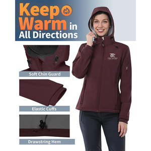 Chaqueta Cortavientos para Mujer, Marca Privada, Estilo Urbano, de la Mejor Calidad, Secado Rápido, Hecha a Medida, Tejida y Ecológica - Product Image 2