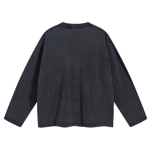 Camiseta Popular para Hombre con Lavado Ácido, Estilo Urbano, Casual, Ligera, Transpirable, 100% Algodón, OEM ODM al por Mayor - Product Image 3