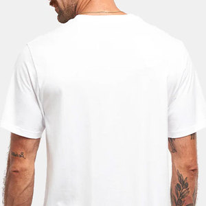 T-shirts en toile unie en gros, Nouveauté 2026, Meilleures ventes, Col polyester/coton, Design de logo personnalisé, Manches courtes pour hommes, Séchage rapide - Product Image 4