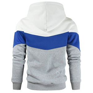 Sweat-shirt à capuche pour homme, coupe classique, respirant, en polyester et coton, style décontracté, pour l'automne - Product Image 3