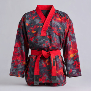 Combinaison de Taekwondo camouflage MMA de haute qualité, uniformes d'entraînement de boxe, uniformes de Taekwondo personnalisés, uniformes de boxe MMA Taekwondo - Product Image 4