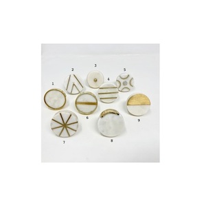 Poignée de commode en marbre à prix de gros, bouton de meuble de luxe pour la maison, poignée de tiroir en marbre, quincaillerie de placard - Product Image 6