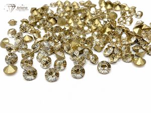 Strass en cristal de qualité supérieure : Miel de cristal, Miel doré de cristal, Blond éclatant de cristal, Héliotrope de cristal pour la fabrication de bijoux et la décoration d'ongles - Product Image 1