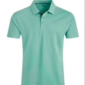 Polo de Manga Corta Rojo para Hombre, de Algodón Piqué, Color Sólido, Estilo Casual, Tejido de Punto - Product Image 3