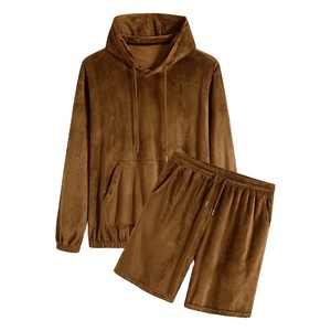 เซ็ตเสื้อฮู้ดและกางเกงขาสั้นของผู้ชาย,Daisyapparel In Ind ปรับแต่งฮู้ดแขนยาว - Product Image 6