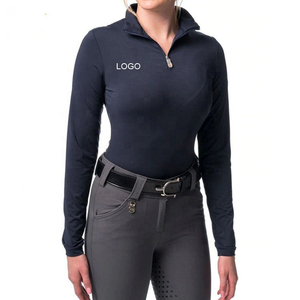 Camisetas de Equitación Personalizadas - Ropa Deportiva 100% Poliéster de Secado Rápido y Antibacteriana para Actividades Ecuestres - Product Image 1