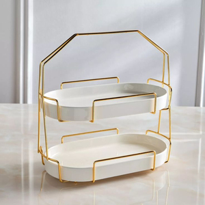 Ensemble de supports à gâteaux multicouches en bois, design unique et élégant, de qualité supérieure, réutilisables, pour la présentation de desserts à la maison et en hôtel. - Product Image 6