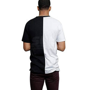 Camiseta de Último Diseño, Alta Calidad, 100% Algodón, Ecológica, de Secado Rápido, Transpirable, Cuello Redondo, Corte Holgado, con Pedrería, para Hombre, Ropa Casual - Product Image 3