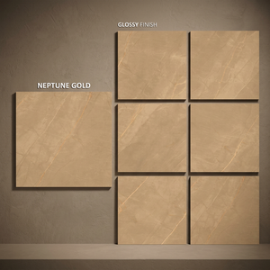 Blanco Beige Travertino 800x800mm Porcelana 80x80cm Azulejos esmaltados Uso doméstico Guinea - Product Image 2