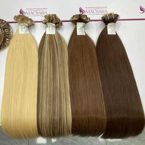 Extensions de cheveux naturels de qualité supérieure, en vrac, 100% cheveux humains, texture lisse naturelle, prix d'usine - Product Image 3