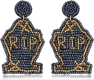 Nouvelles boucles d'oreilles brodées multi-perles, bijoux de mode pour filles et femmes, taille personnalisée pour cadeau de fête par MD HANDICRAFTS - Product Image 6