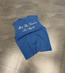 Camiseta sin mangas de algodón extragrande personalizada para hombre, con estampado gráfico, estilo urbano, camiseta muscular, chaleco informal para gimnasio, OEM ODM - Product Image 3