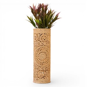 กระถางดอกไม้หินอ่อนแกะสลักตกแต่งบ้าน - Product Image 1