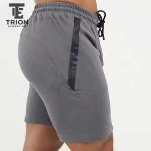 Shorts de sport pour hommes 100% coton, shorts de jogging, shorts de sport à séchage rapide, shorts de course, shorts de fitness pour hommes - Product Image 4