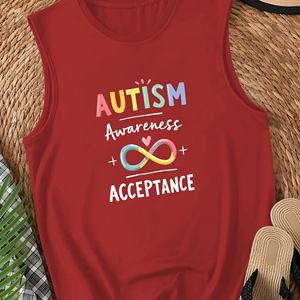 Infinity AUTISM Awareness ACEPTANCE Chaleco casual para mujer - Product Image 3