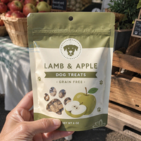 Sacs refermables personnalisés en Mylar avec fenêtre, hermétiques, pour café en grains, bonbons, aliments pour animaux de compagnie, emballage de 100g, 500g, 1kg