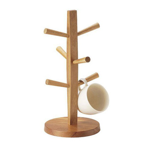 New Trending Wooden Mug <b>Tree</b> <b>Stand</b> Rustic Artistic Handcrafted Minimalist Modern Kitchen Dining Home Office Organize - Product Image 3