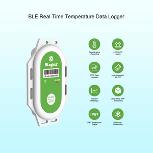 智能 BLE 无线温度和湿度数据记录仪 移动应用程序支持实时冷冻柜监控 IP67 防水 - Product Image 3
