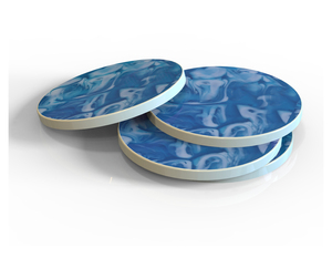 Juego de Posavasos Decorativos para Bebidas con Diseño Impreso y Organizador de Exhibición - Product Image 6