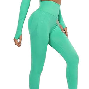 Leggings de yoga respirants en spandex/polyester pour femmes, pour la salle de sport et les entraînements de fitness - Design personnalisable AND1 - Product Image 3