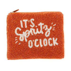 Cuentas de semillas hechas a mano con cremallera, cuentas de colores, monedero Vintage Unisex, estilo moderno, fiesta, viaje, elementos esenciales diarios - Product Image 1