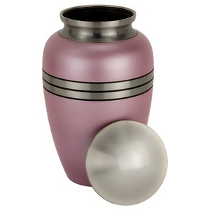 Urna de Latón Satinado Blanco con Estilo Americano, Capacidad de 200 Pulgadas Cúbicas, Acabado Suave para Uso Conmemorativo - Product Image 3