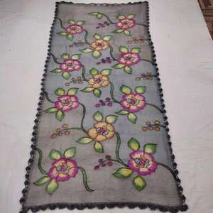 Chal Largo Bordado a Mano, Suave y de Primera Calidad, Elegante, Cálido, Ligero, Resistente al Viento, para Todas las Temporadas, para Mujer - Product Image 1