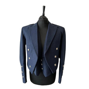 2026 OEM ODM Veste et gilet Prince Charlie 100% Laine de Qualité Supérieure, Tenue des Highlands Écossais - Product Image 1