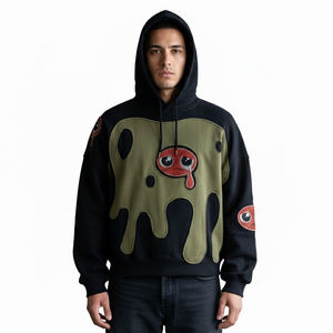 Hoodie surdimensionné personnalisé avec broderie, matière et broderie de haute qualité, pour un style streetwear ou décontracté, unisexe. - Product Image 3