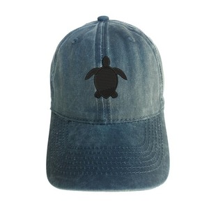 Casquettes de baseball vintage personnalisées avec logo brodé 2D, style délavé, 6 panneaux, visière incurvée, pour hommes et femmes, vente en gros - Product Image 4