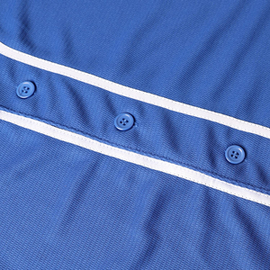 Camiseta de Fútbol de Manga Corta Azul para Hombre, Cuello Redondo, Absorbe la Humedad, Ropa Deportiva de Poliéster, Corte Regular, Color Sólido, para Todas las Temporadas - Product Image 4