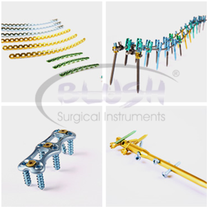 Factory Price Orthopedic Implants Titanium 5.5 Spinal Polyaxial Pedicle <b>Screw</b> By Blush Surgical - Product Image 6