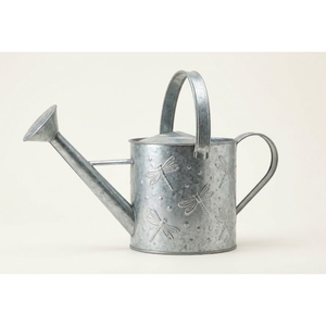 Vintage Antique-Style Galvanized Steel Watering Can With <b>Copper</b> Accents Decorative Metal Garden Pot for Indoor/Outdoor - Product Image 2