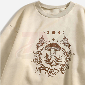 เสื้อสเวตเชิ้ตพิมพ์ลายผู้หญิง ทรงโอเวอร์ไซส์ แฟชั่นสำหรับการเดินทาง พักผ่อน และสวมใส่สบายทุกวัน พรีเมียม - Product Image 5
