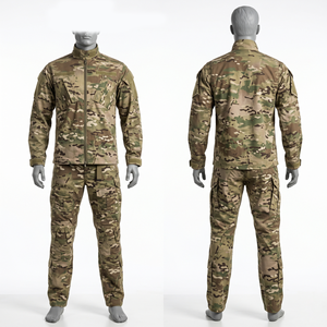 Men Tactical Uniform 240 GSM Ripstop Cotton Polyester Woodland <b>Camouflage</b> Multi Pocket Set Custom Embroidery Print Patch - Product Image 6