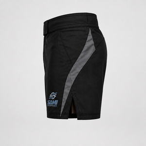 SAMI ENTERPRISES Erwachsene Unisex Schwarze MMA-Kampfshorts mit Digitaldruck, Reguläre Passform, Schnelltrocknend, Feuchtigkeitsableitend, 140g - Product Image 2