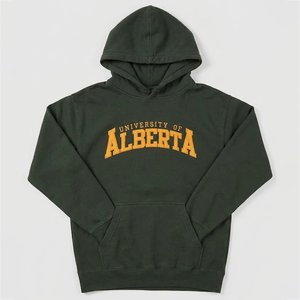 Sudadera con Capucha para Mujer al por Mayor con Logotipo Personalizado, Verde, de Algodón y Felpa, con Bolsillos, Estampado de Logotipo Frontal, Ropa de Otoño, Estilo Urbano - Product Image 1